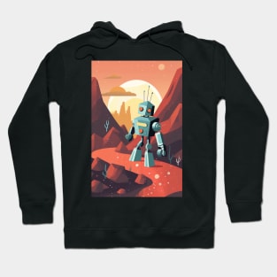 Colorful Adventure - Abstract Robot Art T-Shirt Hoodie